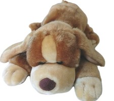 VTG Darby Dog Animal Alley Plush 12  2000 Toys R Us Brown Tan Stuffed Nostalgia