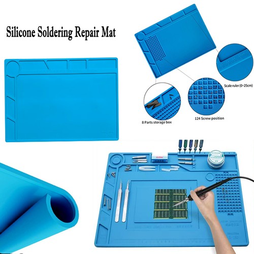 Anti-Static Soldering Station Mat Heatproof 932°F for Electronics Repair - Picture 2 of 16