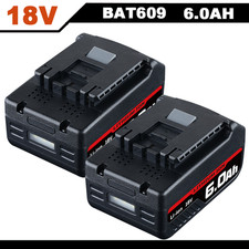 2X For Bosch 18V 6.0Ah Lithium-Ion Battery Professional GBA BAT609 BAT620 BAT610