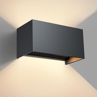LED Wandleuchte 24W 3000K Warmweiß IP65 Aluminium Einstellbar Abstrahlwinkel