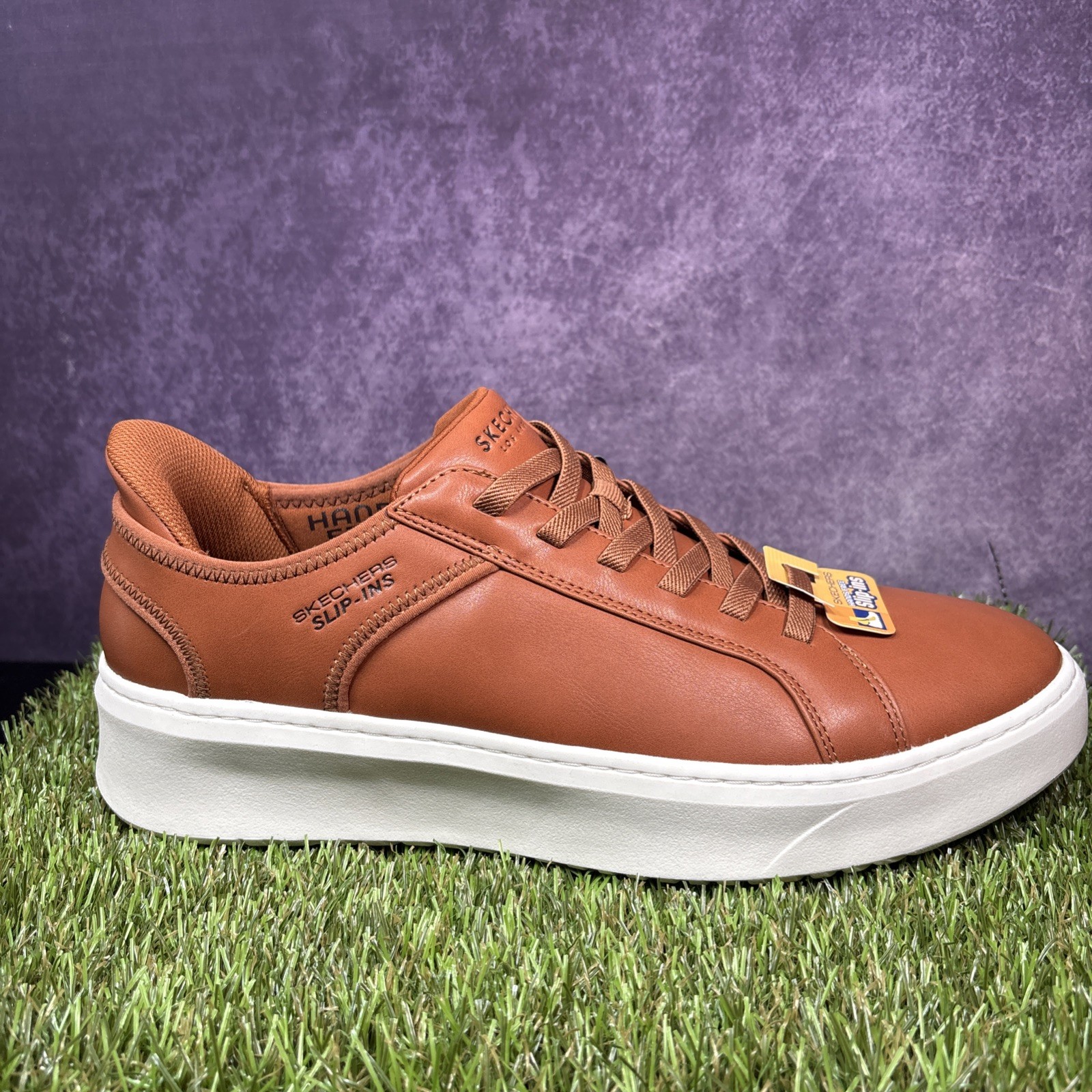 Skechers Mens Casual Trainers Court Break Wedding Formal Lace Up Shoes uk 9.5