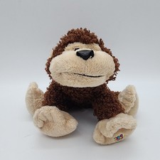 Ganz Webkinz Cheeky Monkey Plush 8" Curly Brown Hair No Code Retired HM080