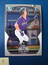 2023 Bowman Chrome Juan Brito #BCP-77 Colorado Rockies