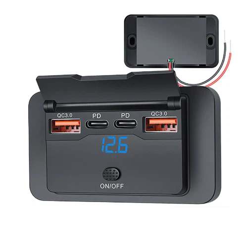 NEW For Caravan, Rv, Campervan, Usb  Plug Usb Socket Charger Panel UK - Picture 1 of 8