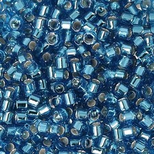 Miyuki Delica Seed Beads Size 11/0 Silver Lined Aqua Marine 7.2g DB149 