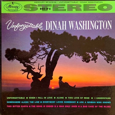 Dinah Washington - Unforgettable (LP, Album, Hol) 1960 Mercury, Mercury, Mercury