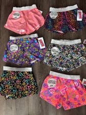 NWT Youth Soffe shorts cheer soccer Cheetah Peace Animal reptile M Medium 8 10