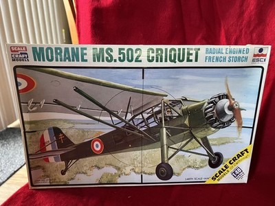 1/48 Scale ESCI, Morane-Saulnier MS.502 Criquet Model Kit #SC-4023 SEALED