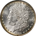 1884-O Morgan Silver Dollar NGC MS64 - Peripheral Toning, Old Holder