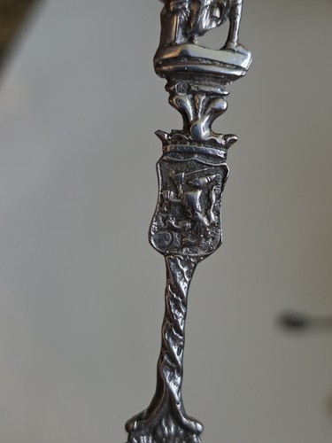 Dutch 830 Silver Rare Rembrandts Night Watch Holland Large Spoon Not Like Others - Picture 14 of 16