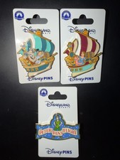 Lot de 3 pin's Peter Pan - Disneyland Paris