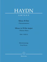Mass In B-Flat Major | Franz Joseph Haydn | Klavierauszug | BäRenreiter Verlag