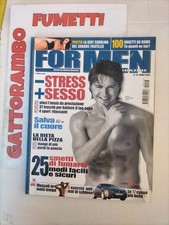 For Men Magazine N.13 Cover Beppe Convertini + Poster Carolin Anno 2004 - Ottimo