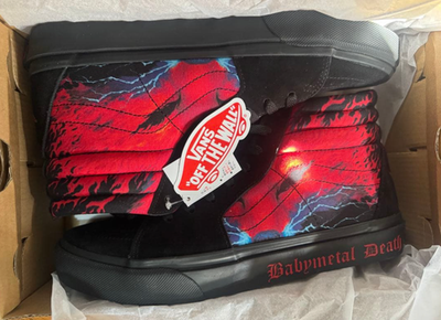 VANS × BABYMETAL SK8-HI – Black/Red – Japan Exclusive – US Sizes