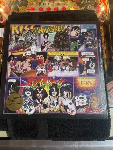 SEALED LIMITED EDITION~Kiss Unmasked~40th Anniversary Splatter Vinyl~Mint