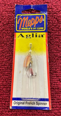 Mepps Aglia Original French Spinner Silver 1/8 Oz Worlds #1 Lure