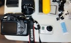 Canon EOS Rebel T6 DSLR + GoPro HERO3+ Silver Bundle w/ 30+ Accessories — photo 1