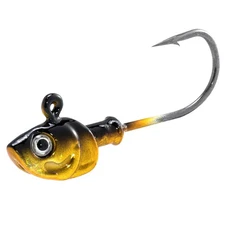 Dr.Fish 10pk Swimbait Jig Heads Saltwater Fishing 3D Eyes High Carbon 1/4oz