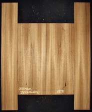 Guitare Luthier Tonewood QTR ZEBRAWOOD Dos acoustiques côtés SET dos et côtés