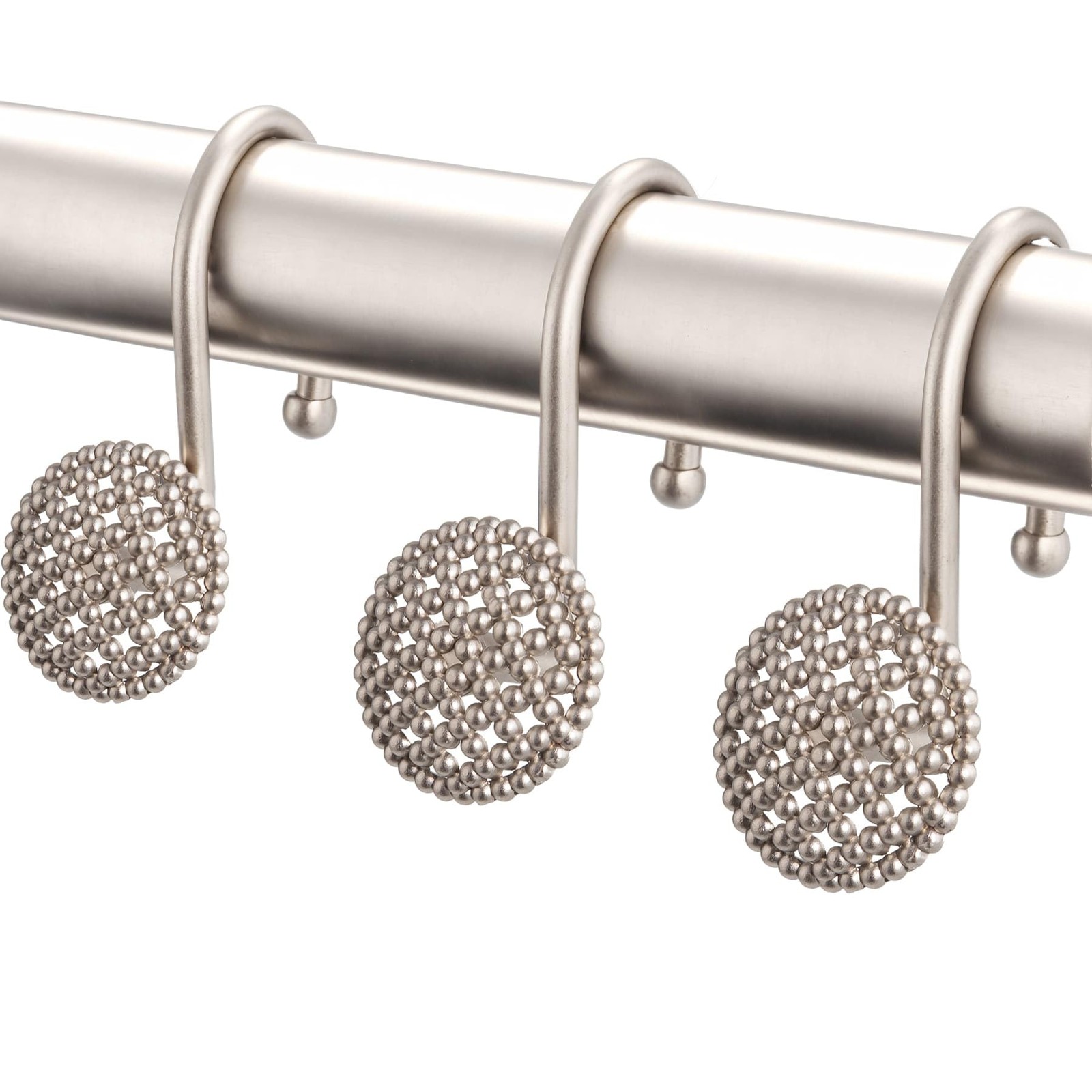 Shower Curtain Hooks Rust Proof Rings Metal Modern Hangers S