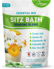 Sitz Bath Salt Epsom Soak Postpartum Care Essential Oils 14.1 oz