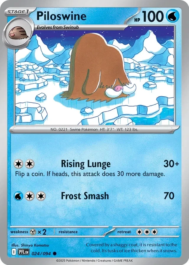 Piloswine Pokémon TCG Cards for sale | eBay