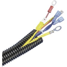 Image of Panduit CLT75F-C20 Slit Conduit Tubing Polyethylene Black Impact-Resistant