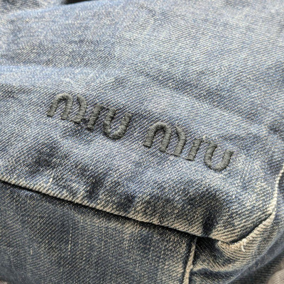 miu miu Archive Shoulder Bag Crossbody bag Denim Blue 90s F miu miu Archive Shoulder Bag Crossbody bag Denim Blue 90s F