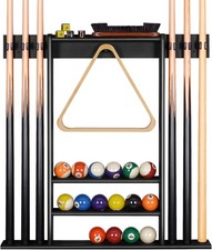 Pool Cue Rack Holder Wall Mount, Billiard Stick Holder Wall Mounted, Pool Table 