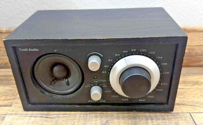 Tivoli Audio Model One AM/FM Radio Black Henry Kloss Works Tested Retro