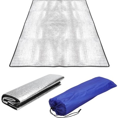 Alu Isomatte Schaummatten 100 x 200cm Faltbar Isoliermatte Camping Zeltmatte ...