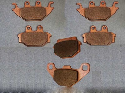 3x Sintermetall Bremsbeläge für TGB Blade 500 R vorne + hinten