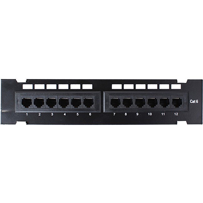 4xem 4XWMC6PP12 12-портовая соединительная панель Cat6 для настенного монтажа 568b Rj45 110 Punchdown 63190₽