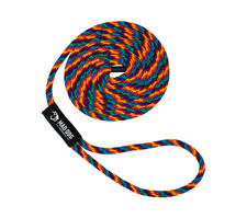 Solid Braid Nylon Dock Line - 3/8" x 20' - Floats! Fade Proof USA Made - RAINBOW