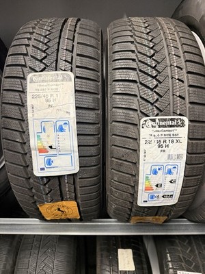 2 x 225/45R18 95H Winterreifen Continental Winter Contact TS850P SSR MOE DOT20