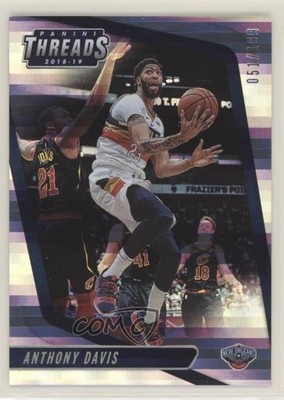 2018-19 Panini Threads Premium 51/199 Anthony Davis #66 n1u