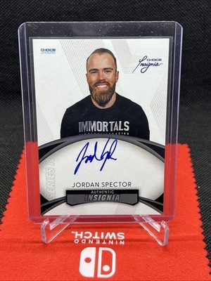 2026 JORDAN SPECTOR CHOICE INSIGNIA SERIES II 2 INSERT AUTO - RENOWNED ARTIST