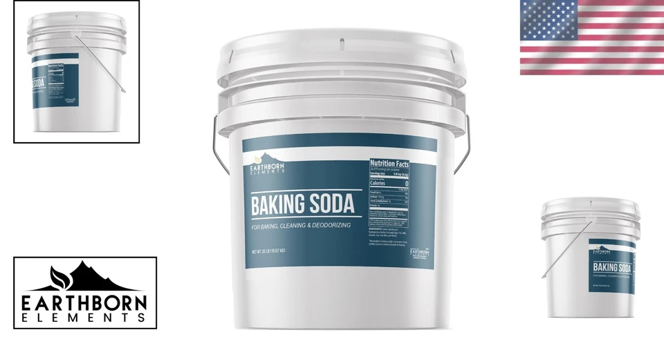 Balde de bicarbonato de sódio 35 libras - Cozinhar, assar, limpar - Imagem 2 de 4