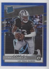 2020 Panini Donruss Optic Rated Rookies Blue Hyper Prizm Lynn Bowden Jr #182 y0i