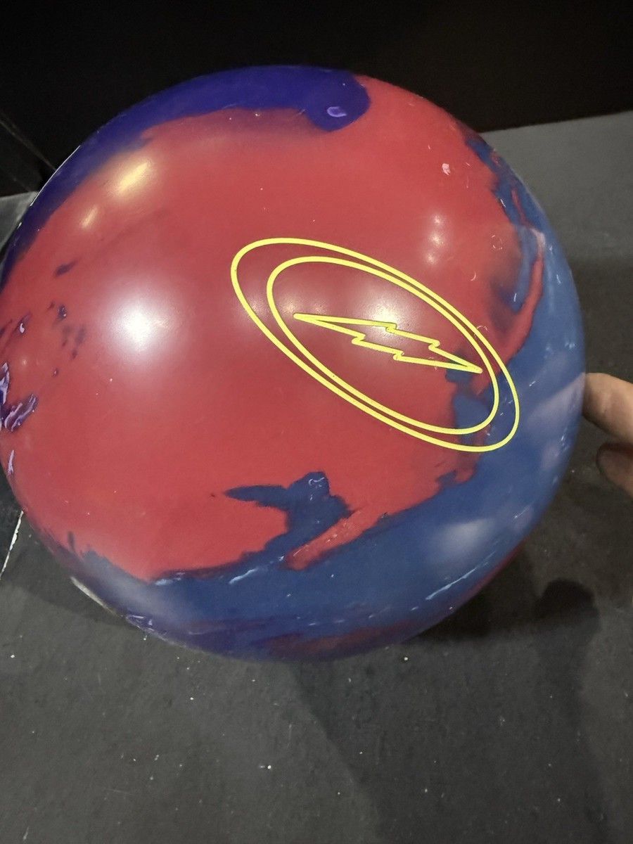 Storm Phaze II Bowling Ball Red/Blue/Purple 14.4lbs Used Drilled