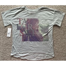 Taylor Swift 2012 "Red" Shirt Cropped High/Low Size Youth M