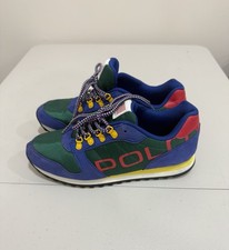 Polo Ralph Lauren Colorblock Oryion II Suede Sneakers Kids Size 5 24.3sm