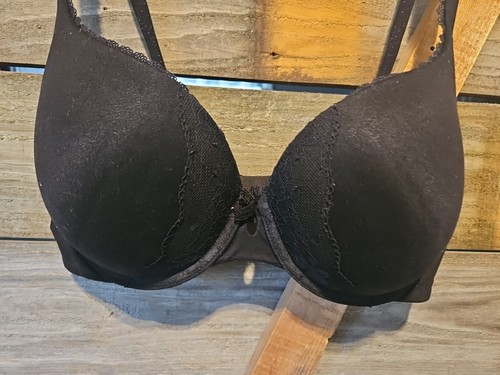 Victoria’s Secret Black Body By Victoria Perfect Shape Padded Underwire Bra 36D - Picture 2 of 4