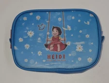 Rare Htf Blue Heidi A Girl Of The Alps Pencil Makeup Case Zuiyo Kamio Japan