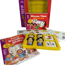 Brighter Child Early Learning Kit Rhyme Time Easel Back Book Reading Skills