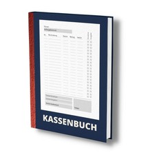 Kassenbuch A4 Blau: Einnahmen & Ausgaben f&uuml;r Unternehmer &