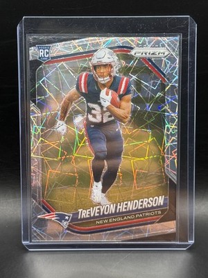2025 Panini Prizm TREVEYON HENDERSON Lazer Prizm Rookie Patriots RC #343