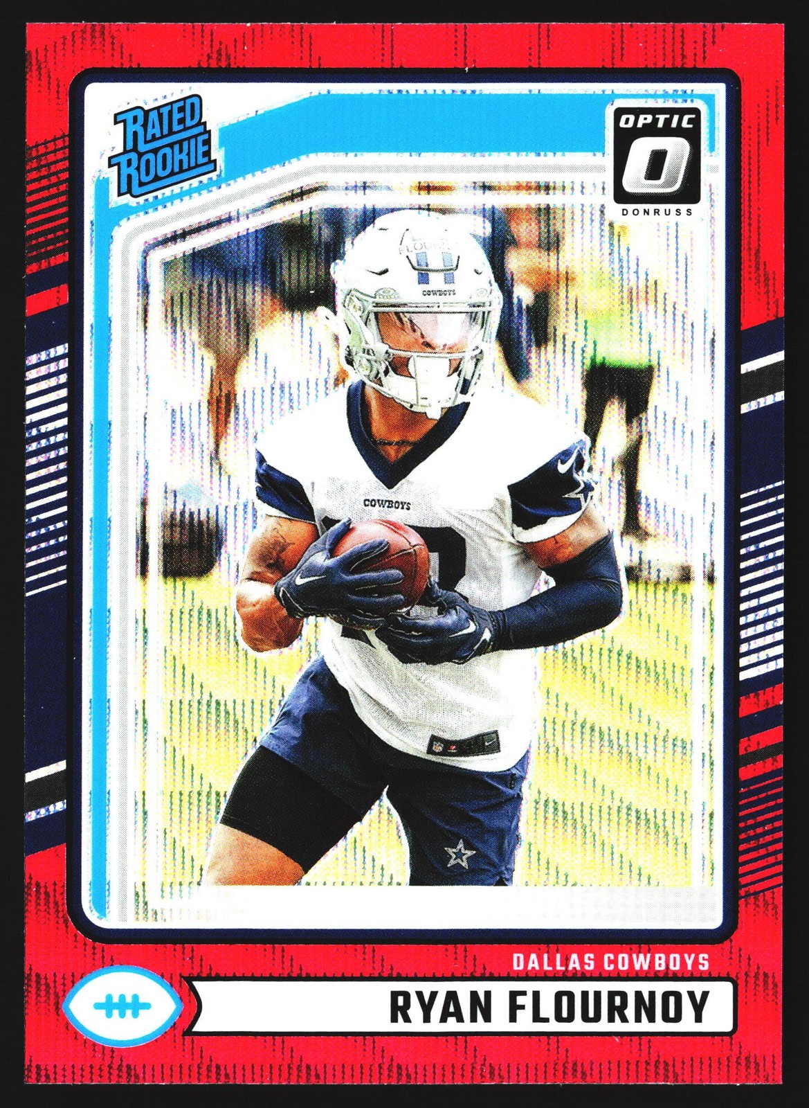 Ryan Flournoy Panini Donruss #356 Optic Preview-Red Wave
