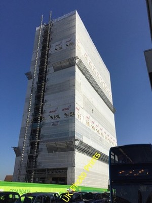 Photo 6x4 What goes upu00e2u0080u00a6 Demolition of Station Tower, Fri c2015
