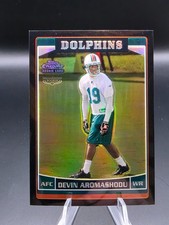 2006 Topps Chrome Black Refractor /199 Devin Aromashodu #182 Rookie RC
